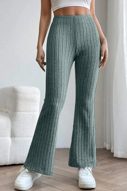 The Off-Duty Ribbed Flare Pants
