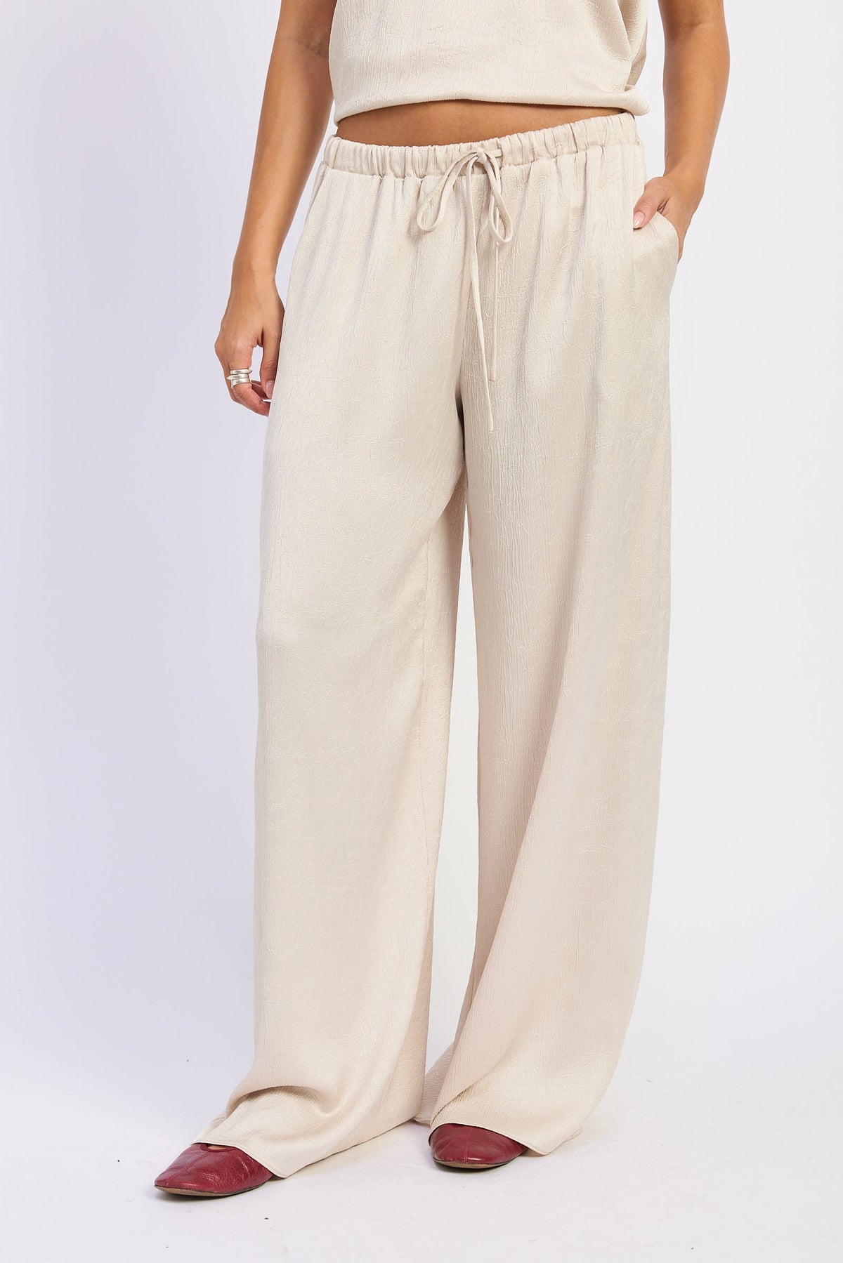 The Asteria Satin Pants