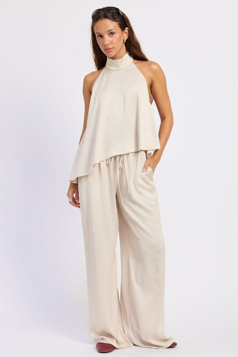 The Asteria Satin Pants