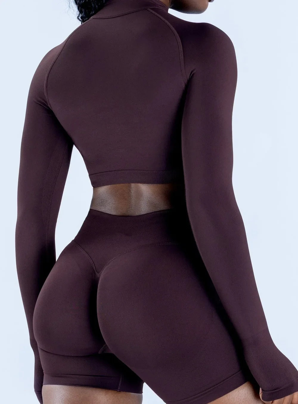 Studio Zip Crop Top