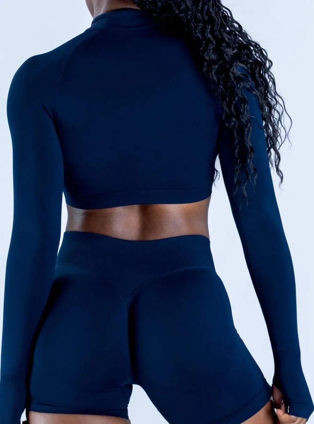 Studio Zip Crop Top
