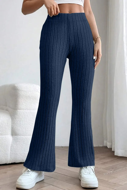 The Off-Duty Ribbed Flare Pants
