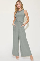 The Ribbed Wide-Leg Set